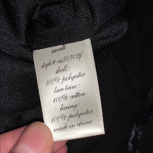 black mid-length skirt - Picture 4 of 4